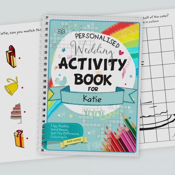 Personalised Wedding Activity A5 Notebook 1 Personalised Wedding Activity A5 Notebook