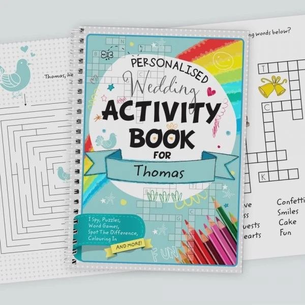 Personalised Wedding Activity A5 Notebook 4 Personalised Wedding Activity A5 Notebook - Image 4