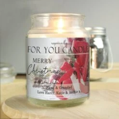 Personalised Merry Christmas Large Scented Jar Candle 6 Personalised Merry Christmas Large Scented Jar Candle -PERSONALISE STORE p0512ae75 2