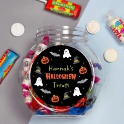 Personalised Halloween Sweets Jar -PERSONALISE STORE p0512ae77 5