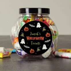 Personalised Halloween Sweets Jar -PERSONALISE STORE p0512ae77 6