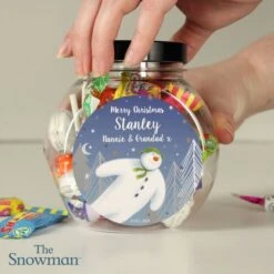 Personalised The Snowman Magical Adventure Sweet Jar -PERSONALISE STORE p0512ae82 2