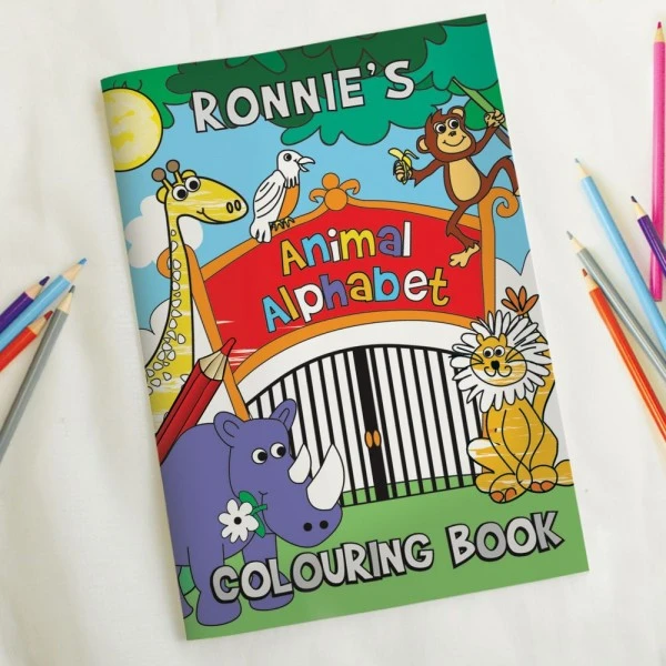 Personalised Zoo Colouring Book 1 Personalised Zoo Colouring Book