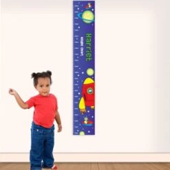 Personalised Space Height Chart -PERSONALISE STORE p0512m21 2