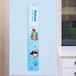 Personalised Pirate Height Chart -PERSONALISE STORE p0512m22 3