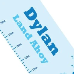 Personalised Pirate Height Chart -PERSONALISE STORE p0512m22 4