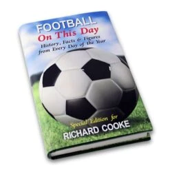 Personalised Football On This Day Book -PERSONALISE STORE p0512m85 3