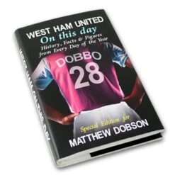 Personalised West Ham On This Day Book -PERSONALISE STORE p0512m95 2