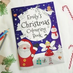 Personalised "It's Christmas" Fairy Colouring Book