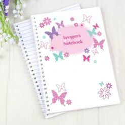 Personalised Butterfly A5 Notebook