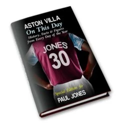 Personalised Aston Villa On This Day Book