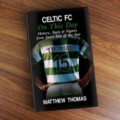 Personalised Celtic On This Day Book -PERSONALISE STORE p0512v13 2