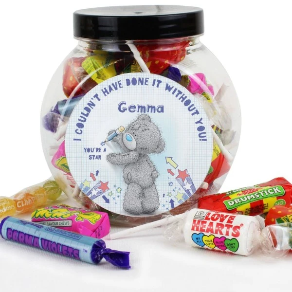 Personalised Me To You Teacher Sweets Jar 2 Personalised Me To You Teacher Sweets Jar - Image 2