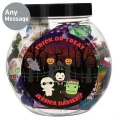 Personalised Halloween Characters Sweet Jar -PERSONALISE STORE p0512x88 3