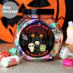 Personalised Halloween Characters Sweet Jar -PERSONALISE STORE p0512x88 4