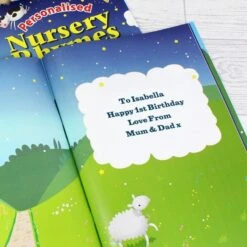 Personalised Nursery Rhyme Book -PERSONALISE STORE p0512y77 2