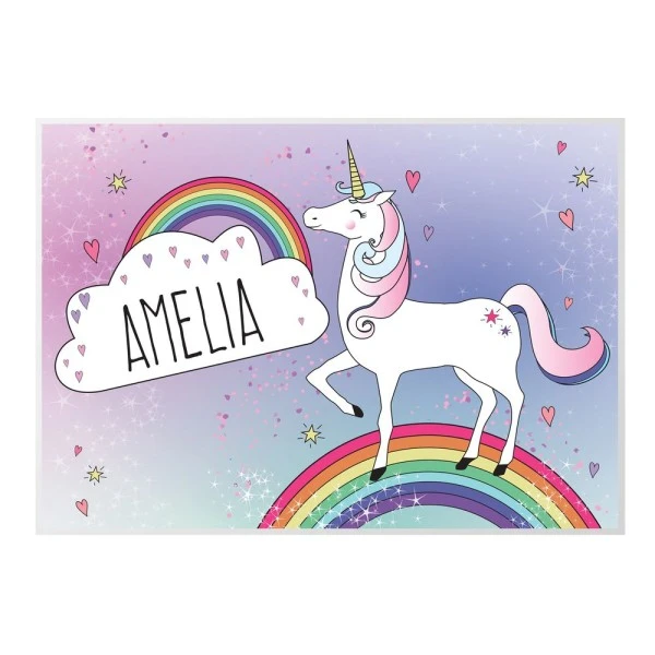 Personalised Unicorn Placemat 2 Personalised Unicorn Placemat - Image 2