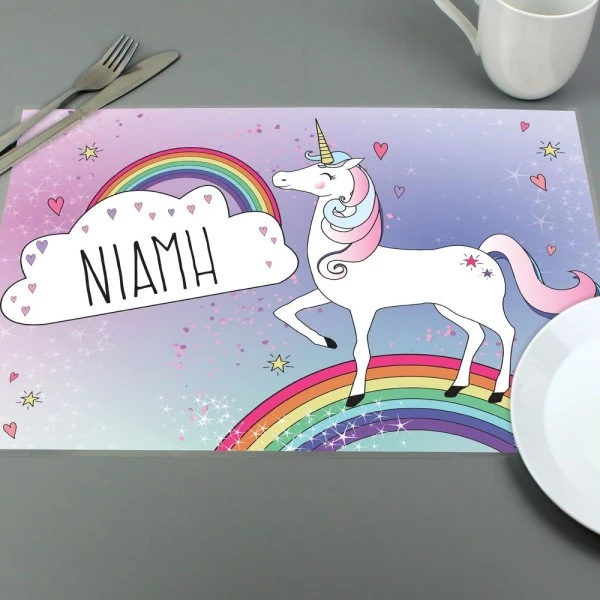 Personalised Unicorn Placemat 5 Personalised Unicorn Placemat - Image 5