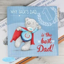 Personalised Me To You For Him Super Hero Poem Book