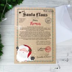 Personalised Santa Claus Letter 8 Personalised Santa Claus Letter -PERSONALISE STORE p0512z58 2