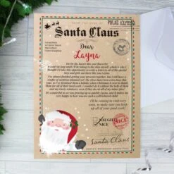 Personalised Santa Claus Letter 11 Personalised Santa Claus Letter -PERSONALISE STORE p0512z58 5