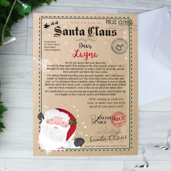 Personalised Santa Claus Letter 6 Personalised Santa Claus Letter - Image 6