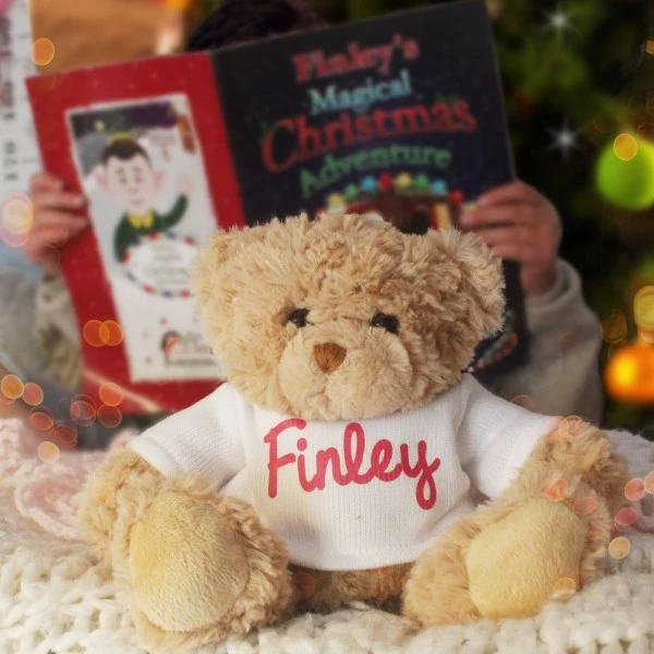 Personalised Magical Christmas Adventure Story Book And Personalised Teddy Bear 2 Personalised Magical Christmas Adventure Story Book And Personalised Teddy Bear - Image 2