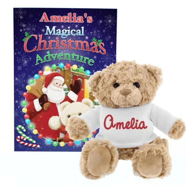 Personalised Magical Christmas Adventure Story Book And Personalised Teddy Bear 5 Personalised Magical Christmas Adventure Story Book And Personalised Teddy Bear - Image 5