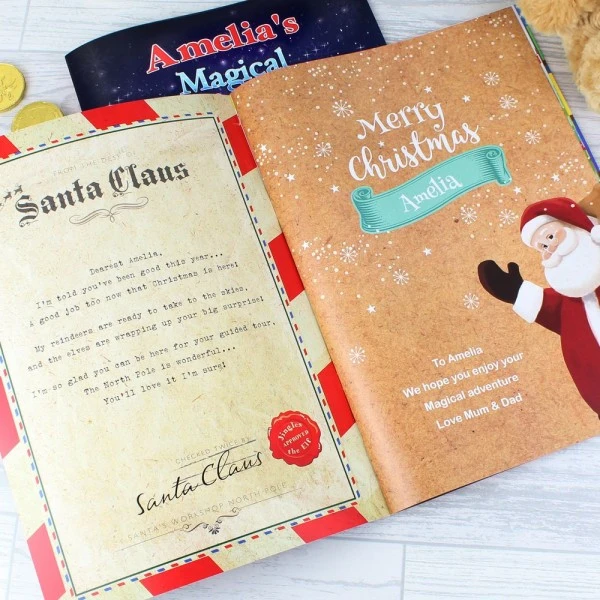 Personalised Magical Christmas Adventure Story Book And Personalised Teddy Bear 8 Personalised Magical Christmas Adventure Story Book And Personalised Teddy Bear - Image 8
