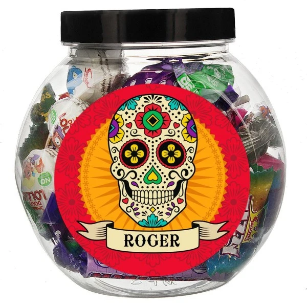 Personalised Sugar Skull Sweet Jar 2 Personalised Sugar Skull Sweet Jar - Image 2