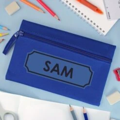 Personalised Blue Pencil Case -PERSONALISE STORE p061136 2