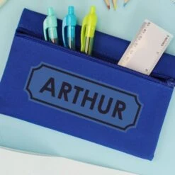 Personalised Blue Pencil Case -PERSONALISE STORE p061136 3