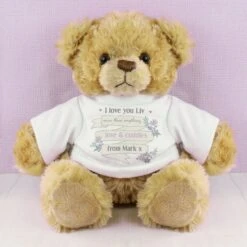 Personalised Garden Bloom Message Teddy Bear -PERSONALISE STORE p0710g27 4