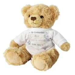 Personalised Garden Bloom Message Teddy Bear -PERSONALISE STORE p0710g27 5