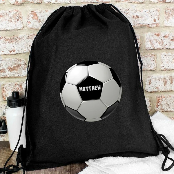 Personalised Football Black Kit Bag 3 Personalised Football Black Kit Bag - Image 3