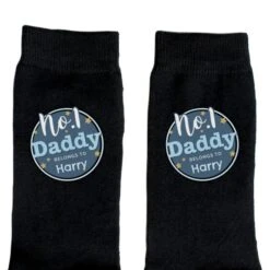 Personalised No.1 Men's Socks -PERSONALISE STORE p0710h48 4