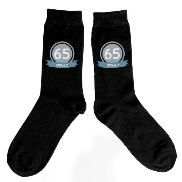Personalised Birthday Men's Socks 2 Personalised Birthday Men's Socks - Image 2