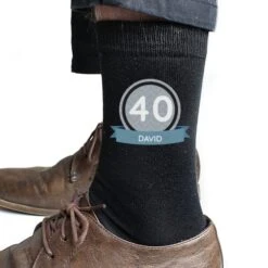 Personalised Birthday Men's Socks 6 Personalised Birthday Men's Socks -PERSONALISE STORE p0710h50 2