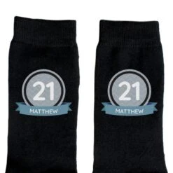 Personalised Birthday Men's Socks 7 Personalised Birthday Men's Socks -PERSONALISE STORE p0710h50 3