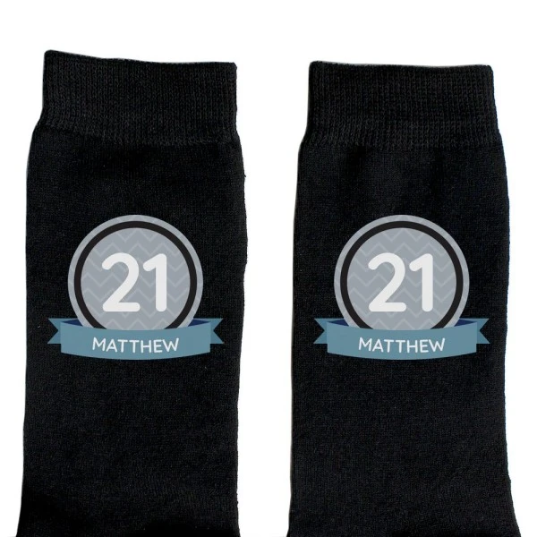 Personalised Birthday Men's Socks 4 Personalised Birthday Men's Socks - Image 4