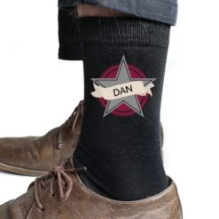 Personalised Star Men's Socks -PERSONALISE STORE p0710h77 3