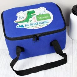 Personalised "Be Roarsome" Dinosaur Lunch Bag -PERSONALISE STORE p0710i15 2