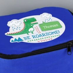 Personalised "Be Roarsome" Dinosaur Lunch Bag -PERSONALISE STORE p0710i15 3