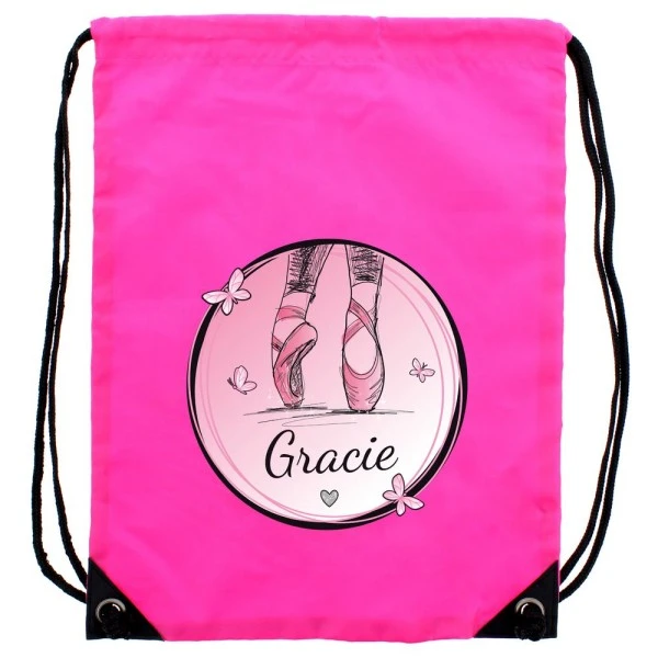Personalised Ballet Pink Kit Bag 2 Personalised Ballet Pink Kit Bag - Image 2