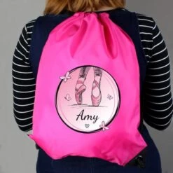 Personalised Ballet Pink Kit Bag 6 Personalised Ballet Pink Kit Bag -PERSONALISE STORE p0710j59 2
