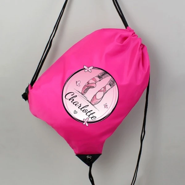 Personalised Ballet Pink Kit Bag 4 Personalised Ballet Pink Kit Bag - Image 4