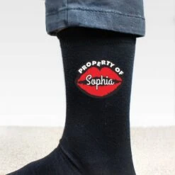 Personalised Property Of Mens Socks -PERSONALISE STORE p0710k15 2