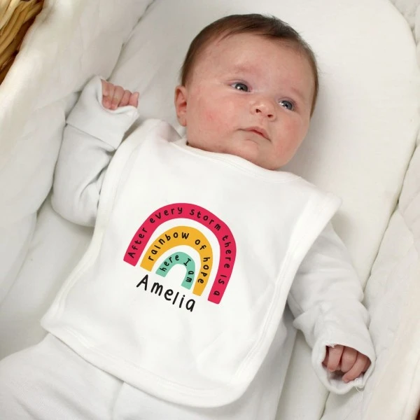 Personalised Rainbow Bib 1 Personalised Rainbow Bib