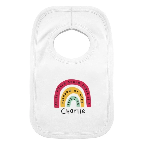 Personalised Rainbow Bib 2 Personalised Rainbow Bib - Image 2