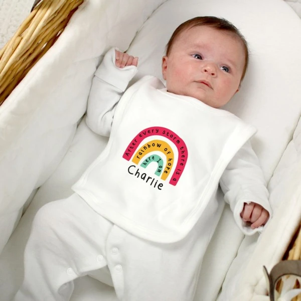 Personalised Rainbow Bib 3 Personalised Rainbow Bib - Image 3